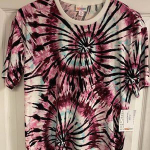LulaRoe Unisex Hudson Short Sleeve  Tie Dye Shirt NWT Size xs